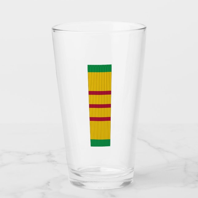 Copo De Pint Friso da Medalha do Serviço Vietnã (Frente)