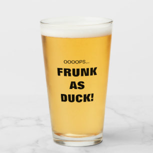 Copo De Pint Frunk engraçado como pato! Cerveja
