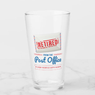 Copo De Pint Funcionário Postal Aposentado Carteiro Aposentador