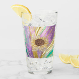 Copo De Pint Fundo Metálico Colorido De Planos Metálicos Com Gi