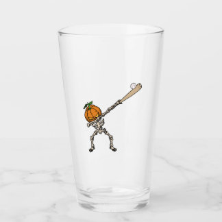 Copo De Pint Funny Dabbing Pumpkin Head Baseball Gift Idea
