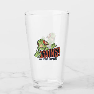 Copo De Pint Funny Vegan Teen Graphics ZOMBIE QUER GRÃOS