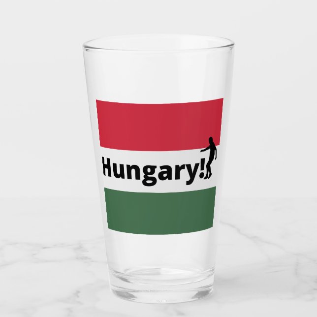 Copo De Pint Futebol da Hungria  (Frente)