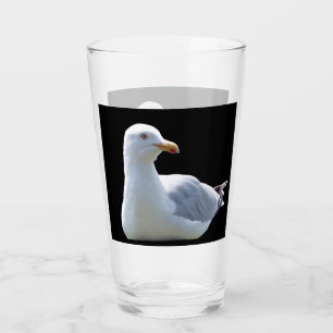 Copo De Pint Gaivota Personalizável DeitadaVida Selvagem Costei