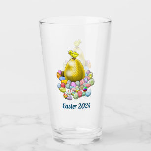 Copo De Pint Galinha e Ovos de páscoa
