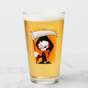 Copo De Pint Garrafa de Água de Cartoon do Grim Reaper