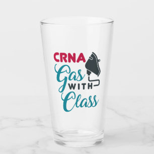 Copo De Pint Gás CRNA com Apreciação Engraçada de Classe
