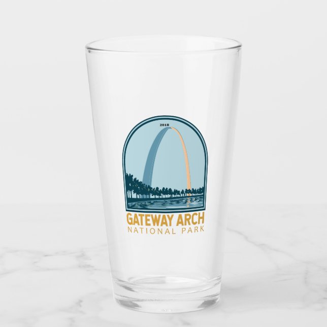 Copo De Pint Gateway Arch National Park Vintage (Frente)
