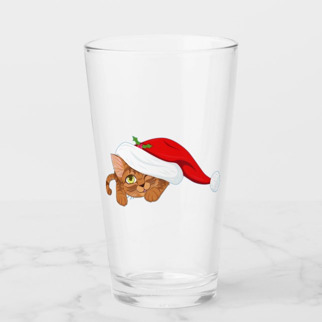 Copo De Pint Gatinho Feriado (Frente)