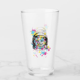 Copo De Pint Gato Astronauta