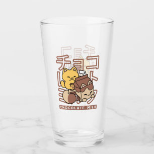 Copo De Pint Gato Cinto Trilho Chocolate Leite Cartonagem Kawai