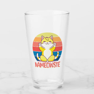 Copo De Pint Gato de ioga