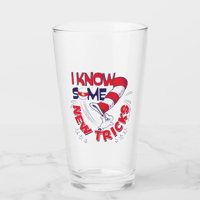 Copo De Pint Gato No Chapéu Eu Conheço Alguns Truques Novos (Frente)