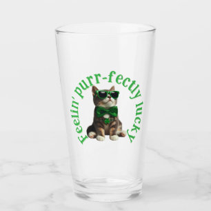 Copo De Pint Gato Sortudo e Perfeitamente Sentido