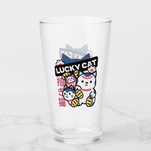 Copo De Pint Gato Sortudo Maneki Neko – Gato da Sorte Japonês