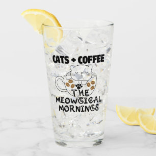 Copo De Pint Gatos + Café = Manhãs mágicas.w
