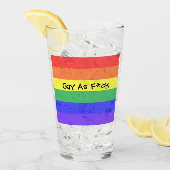 Copo De Pint Gay As F*ck (Gelo frontal)