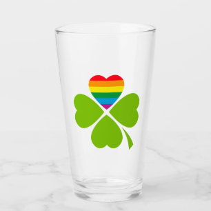 Copo De Pint Gay Lucky Clover