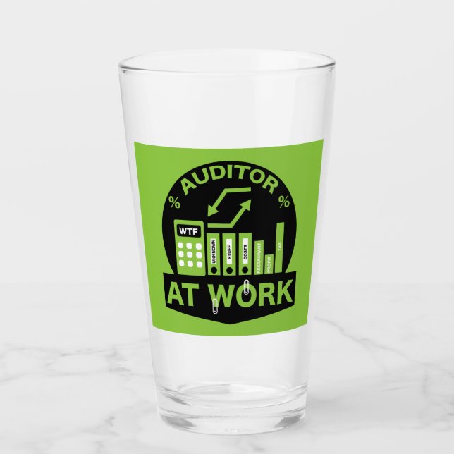 Copo De Pint Gift de Auditor Certificado Funny (Frente)