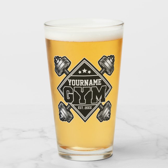 Copo De Pint Giro de Cruzamento de Elevação de Peso do NOME Per (Frente (Preenchido))