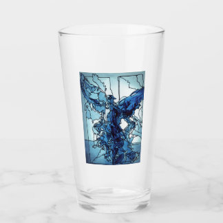 Copo De Pint Glass Cup Blue Angel