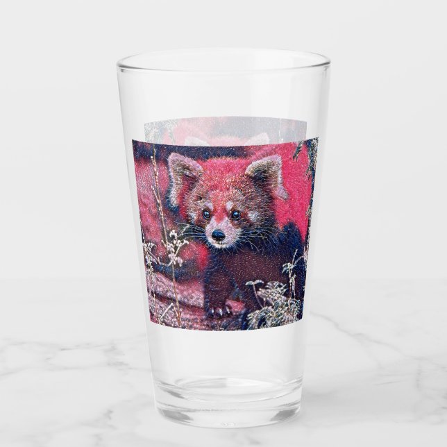 Copo De Pint GlitzyAnimal_RedPanda_005 (Frente)
