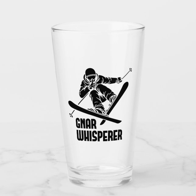 Copo De Pint Gnar Whisperer Skiing (Frente)