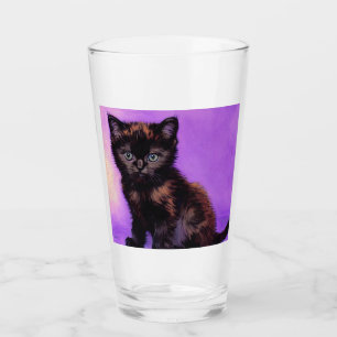 Copo De Pint Gogh Style Purple Cat