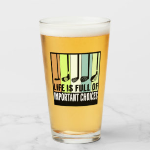 Copo De Pint Golf Funny Life Choices Clusters