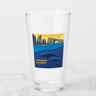 Copo De Pint Golfinhos do Parque Nacional das Ilhas do Canal