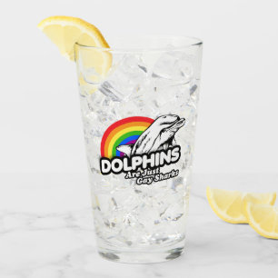 Copo De Pint Golfinhos são apenas tubarões gay