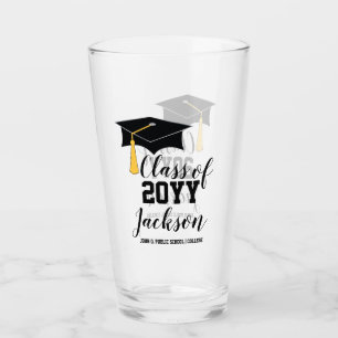 Copo De Pint Gorra de Formatura com Borla Ano de Conclusão