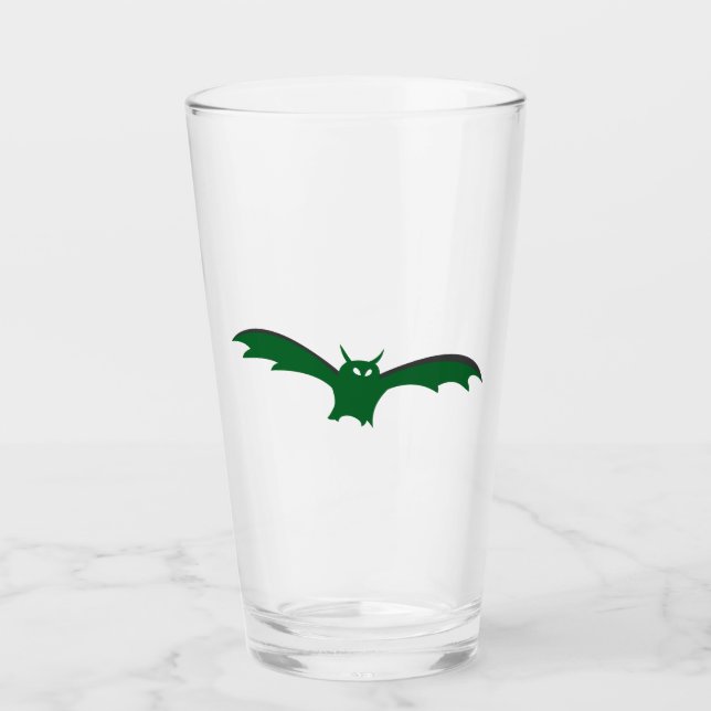 Copo De Pint Gótica Bat Tumbler - Misterioso e Negrito (Frente)