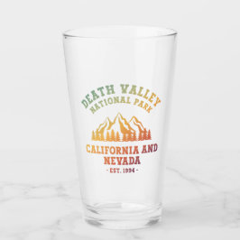 Copo De Pint Gradiente do Parque Nacional do Vale da Morte nos 