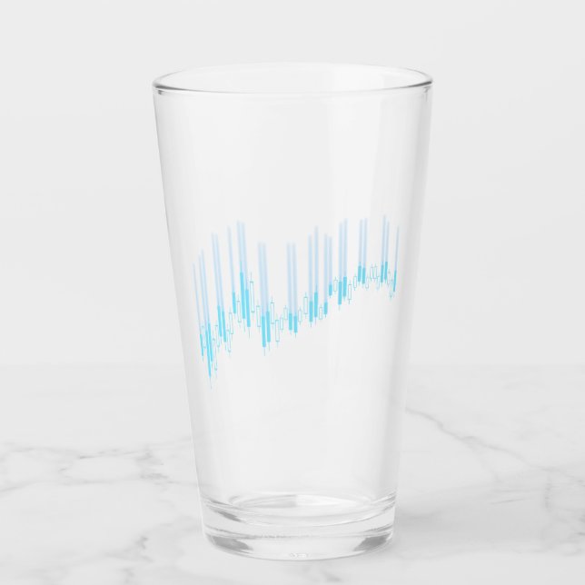Copo De Pint Gráfico Candlestick (Frente)