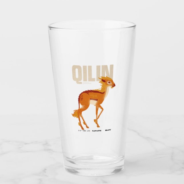 Copo De Pint Gráfico Qilin Vintage (Frente)