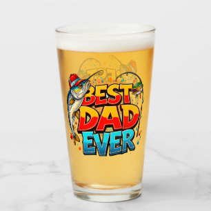 Copo De Pint Grafite De Peixe Do Melhor Pai