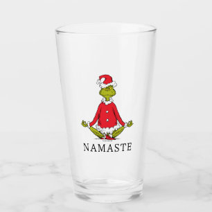Copo De Pint Gralha Namaste Santa Claus