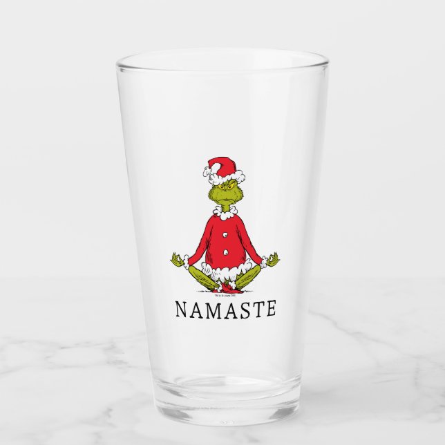 Copo De Pint Gralha | Namaste Santa Claus (Frente)