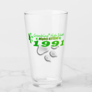 Copo De Pint Grambling High Class of Glass Cup de 1991