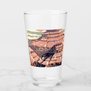 Copo De Pint Grand Canyon Western Graphic Art American
