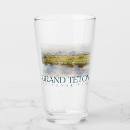 Copo De Pint Grand Teton Pint Glass, National Park Tumbler