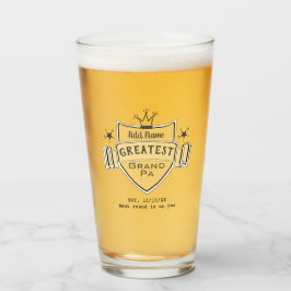 Copo De Pint GRANDE AVÓ - VIDRO DE PINTURA DE CERVEJA Personali