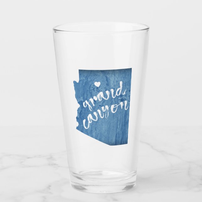 Copo De Pint Grande Canyon Arizona Madeira Grain (Frente)