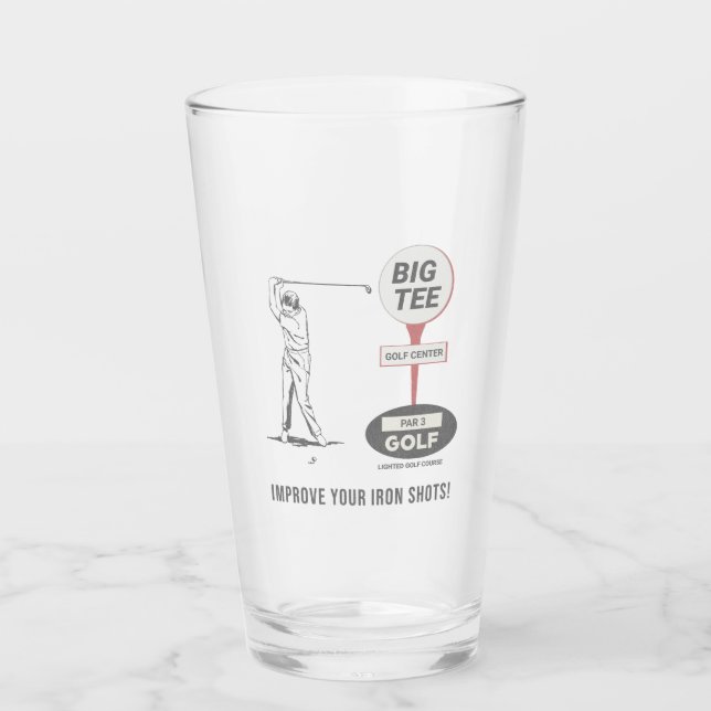 Copo De Pint Grande Curso de Golfe de Tee La Mirada (Frente)