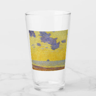 Copo De Pint Grandes Nuvens (Céu Amarelo) (Paisagem Elegante)