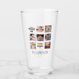 Copo De Pint GRANDPA FOTO COLAGEM PRESENTE Pop Papai Orgulhoso