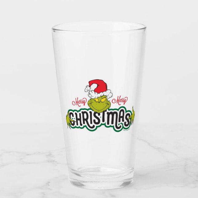 Copo De Pint Grinch Clássico | Feliz Feliz Natal (Frente)