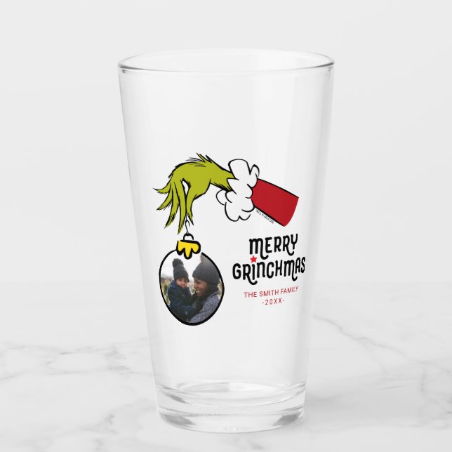 Copo De Pint Grinch | Foto Feliz Grinchmas (Frente)