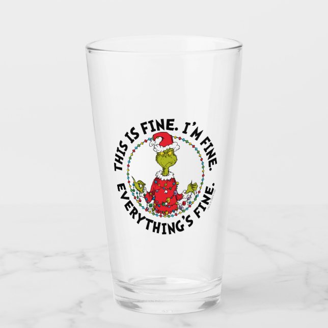 Copo De Pint Grinch | Tudo Bem (Frente)